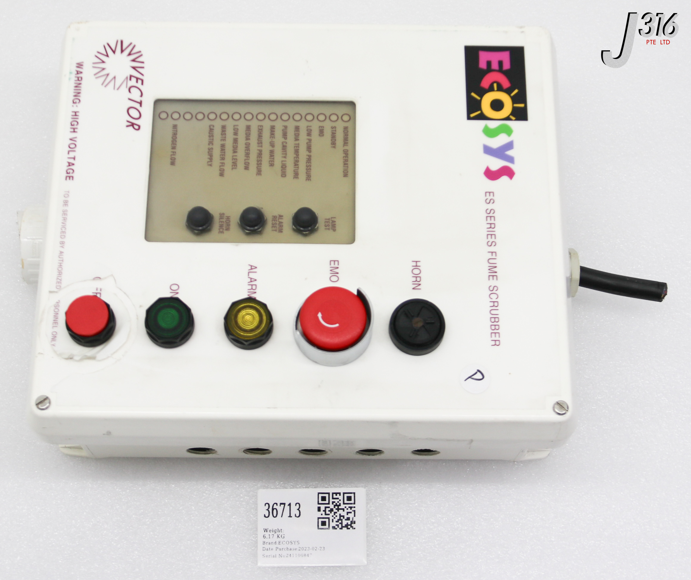 O 36713 ECOSYS ES SERIES FUME SCRUBBER (PARTS) 4084-01 | eBay